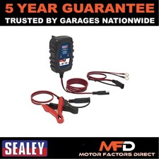 Sealey 6/12V Compact Smart Trickle Charger & Maintainer 1A AUTOCHARGE100HF