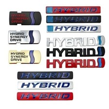 3D Metal Hybrid Car Badge Self Adhesive Trunk Door Emblem