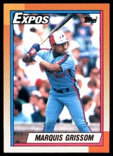 Marquis Grissom 1990 Topps #714 Expos MLB READ FREE SHIPPING AutographDen