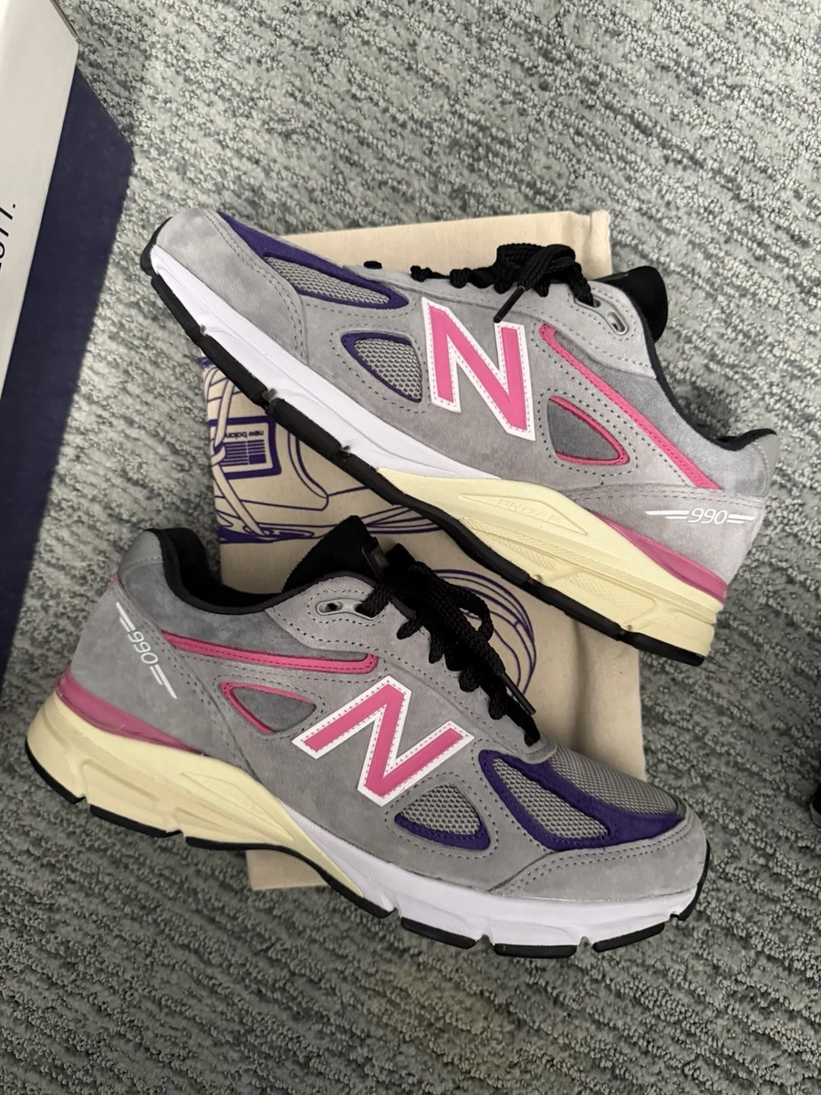 New Balance 990v4 Ronnie Fieg Kith Gray for Sale | Authenticity