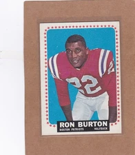 1964 TOPPS FOOTBALL RON BURTON #4 PATRIOTS EX+ *A42001