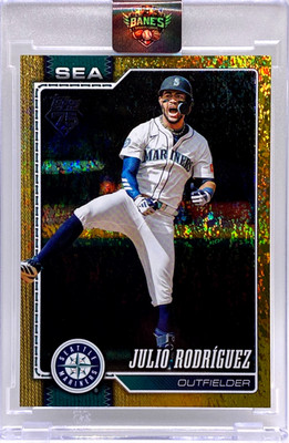 JULIO RODRIGUEZ SSP SERIAL #/50 GOLD HOLO FOIL / 2026 TOPPS SERIES 1 #146