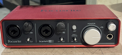 FOCUSRITE SCARLETT 2i2 2X2 USB AUDIO INTERFACE
