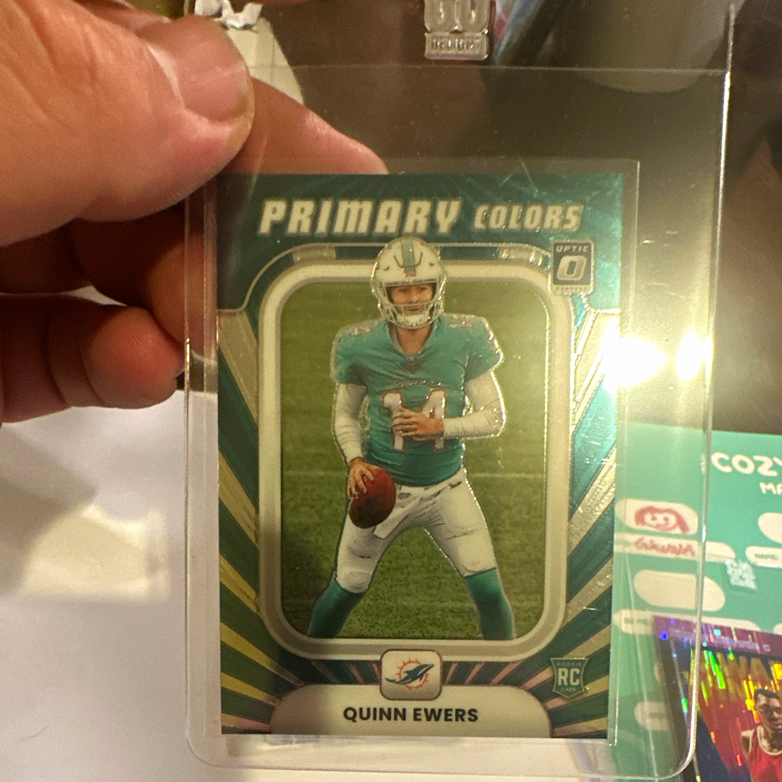 Quinn Ewers Panini Donruss Optic Rookie Primary Colors #9 Base