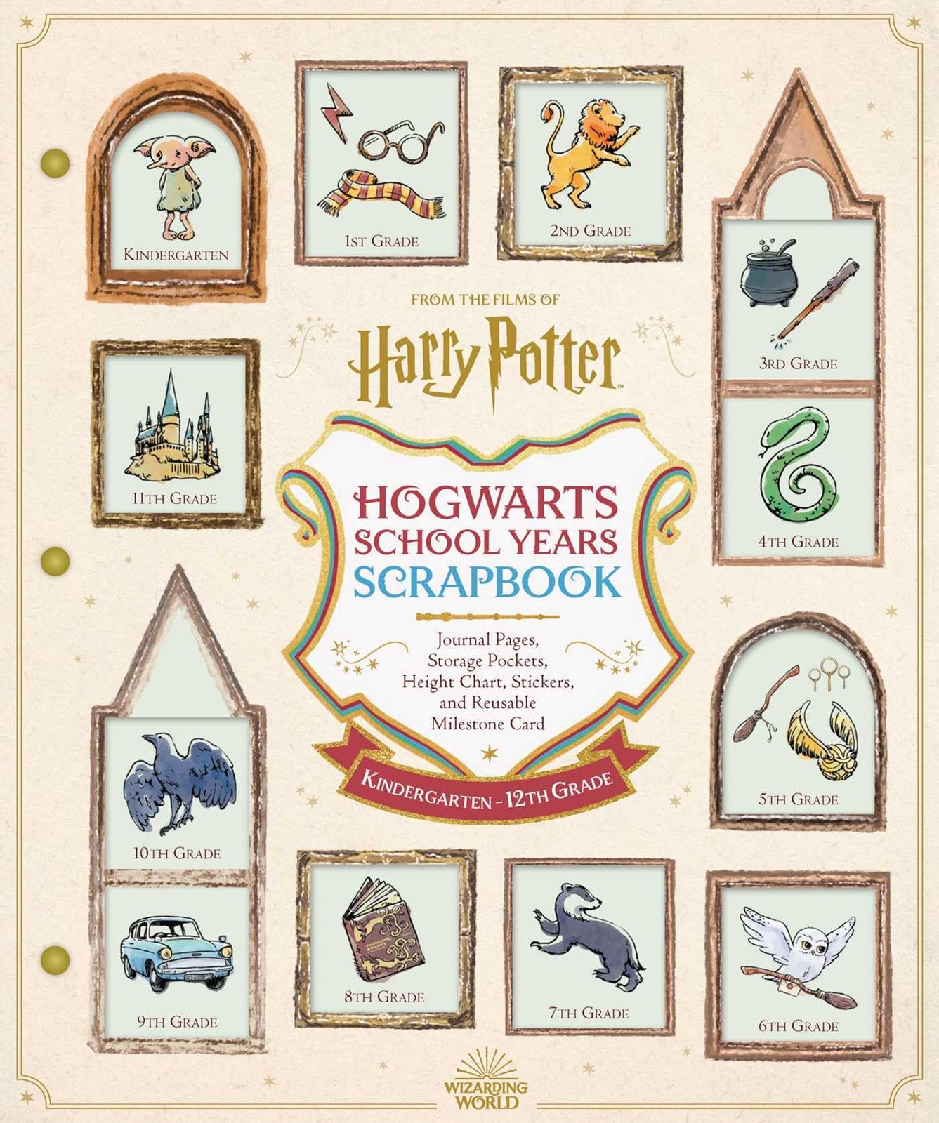 Harry Potter School Years Scrapbook, Press 9781667206202 Fast Free Shipping.+