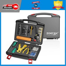 ZOERAX 11-in-1 Network Tool Kit RJ45 Crimper Tester Punch Down Stripper Cat6