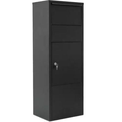 Large Package Delivery Parcel Mail Drop Box Mailbox with Lockable Storage Compar