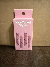 Kids Crayon Style Universal Tablet Stylus - 4 Pack Pink. Brand New In Box.