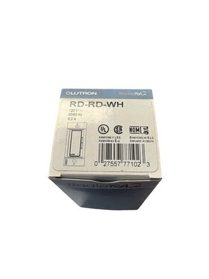 LUTRON RADIO RA 2 RD-RD-WH, Remote Dimmer Switch-120v-White