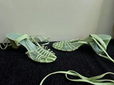 Maryam Nassir Zadeh Maribel Sandals Keylime Green Heels Size EU 41 US 10/10.5