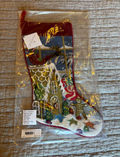 NWT Sferra Christmas Goodies Stocking w/ Hanging Loop
