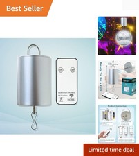 Disco Ball Motor with Remote Battery Operated 10RPM Hanging Display Rotating ...