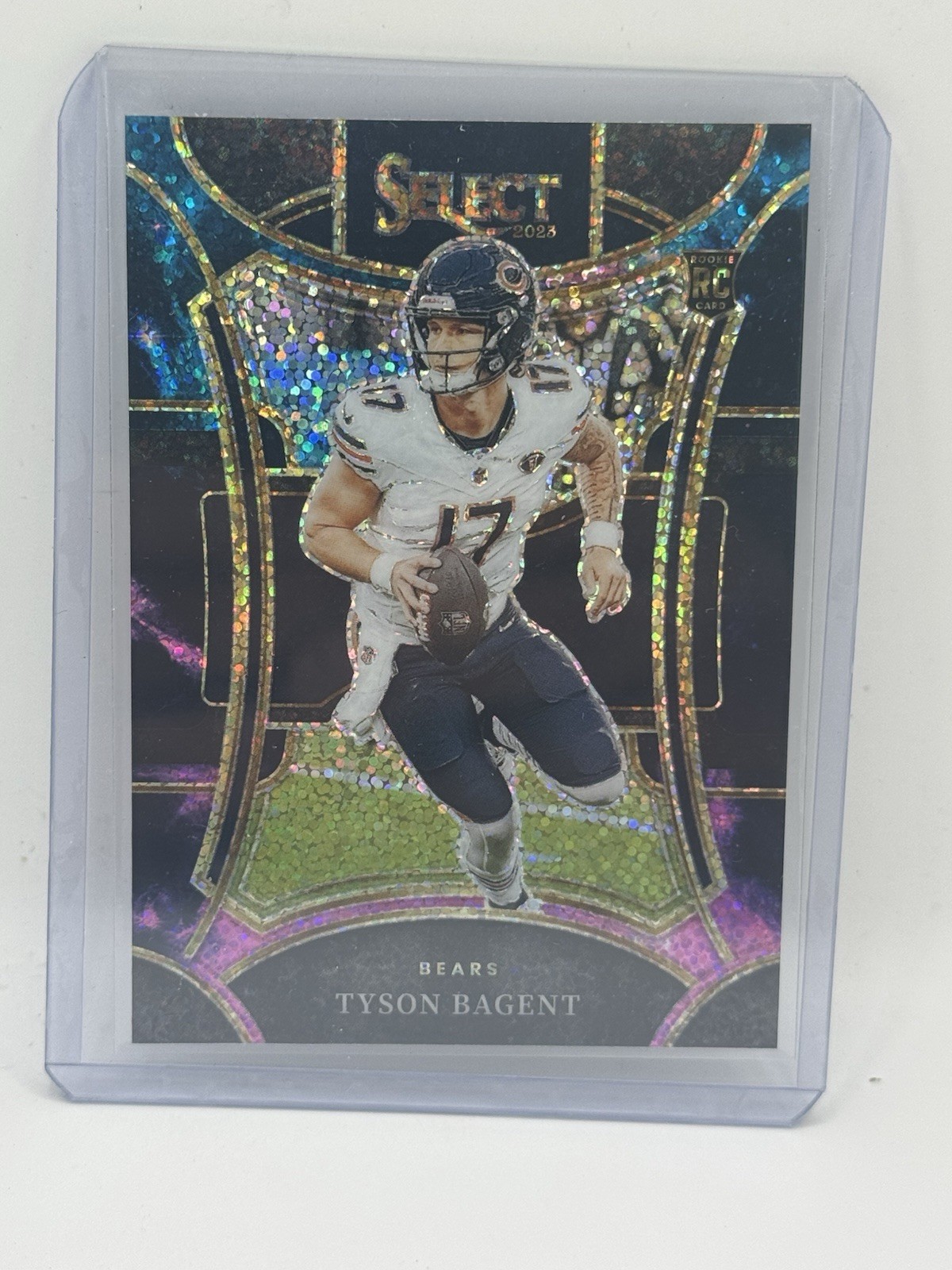TYSON BAGENT 2023 SELECT SUITE LEVEL ROOKIE COSMIC PRIZM SSP BEARS RC Q5540