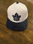 NHL Toronto Maple Leafs Fitted SnapBack Hat Cap Mitchell & Ness Blue & White — photo 2