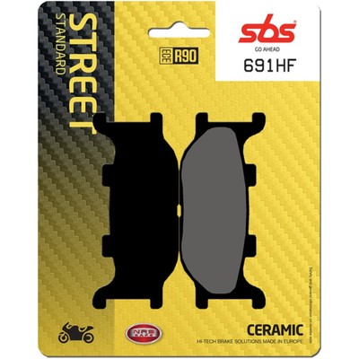 Bremsbelag Bremsbacken SBS 691HF Street Ceramic für Leistung und höchste Sic-424