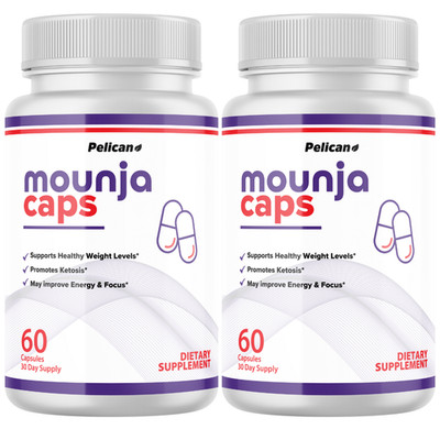 Mounja Caps- Keto & Weight Support- 2 Bottles- 120 Capsules