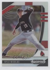 2020 Panini Prizm Draft Picks Silver Prizm Kyle Nicolas #PDP61 0y59