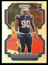 Christian Barmore 2021 Panini Prizm Silver Rookie Card!!. rookie card picture