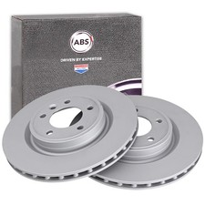 2x A.B.S. BREMSSCHEIBEN 325mm HINTEN passend für LAND ROVER DISCOVERY RANGE