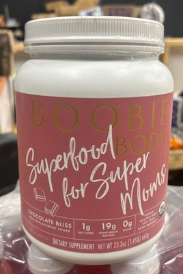 Boobie Body Superfood Protein Meal Replacement 23.3 Oz EXP 1/26 CHOCLATE BLISS