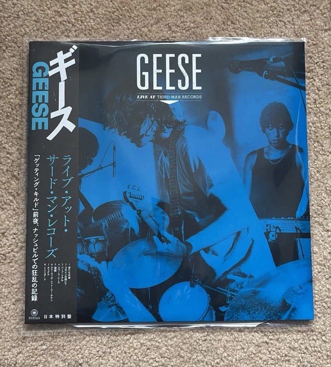 Geese Live At Third Man Records LP BIG LOVE Japan Edition OBI