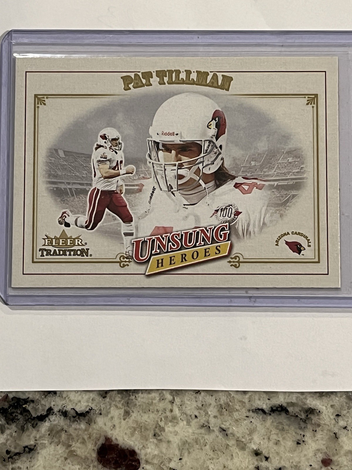 PAT TILLMAN ROOKIE CARD 2001 Fleer Tradition #325 Football ARIZONA CARDINALS RC!