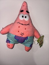 2003 Vintage SpongeBob Square Pants Original Patrick Star Plush NANCO, Tag NEW 
