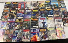 Lot Of 35 Analog Science Fiction and Fact Magazine 1980s 1990s Mixed Lot