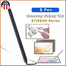 2PCS Black S Pen Touch Stylus Replace For Samsung Galaxy Tab S7 / S8 / S9 Series