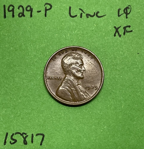 1929-P Lincoln Wheat Cent / Penny 1c EF Extra Fine US Coin