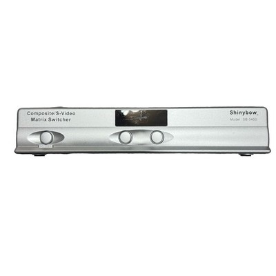 Shinybow SB-5450 4x2 Composite/S-Video/Audio Matrix Switcher | eBay