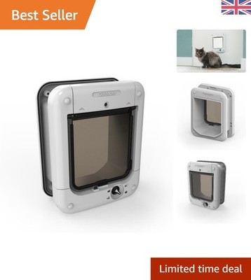 Pet Access Door 360 - Mikrochip Katzenklappe für bis zu 30 Haustiere, wetterfestes Design