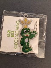 Geocaching Trackable - Unactivated Trackable-Signal the Frog