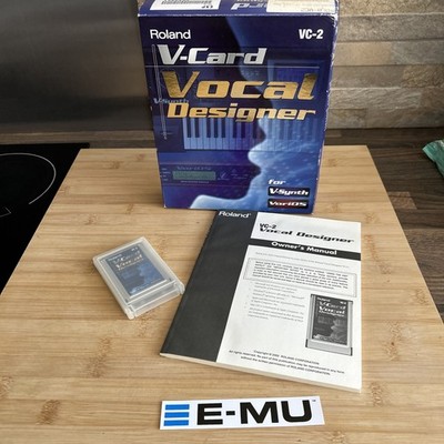 Roland VC-2 Karte Vocal Designer für V-Synth & Varios komplett mit Handbuch & Box