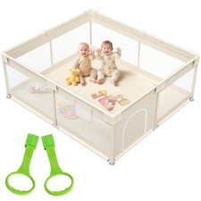 Large Baby Playpen for Toddler - 69 59in Babies Play Pen Playard Active Cente...