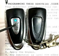 1-button COOLSTART CRIMESTOPPER Keyfob Remote RS1-G3 FCC ID Q6WBT1011 Car start