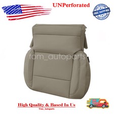 Driver Bottom Leather Seat Cover Tan For 15-19 Gmc Sierra Silverado 1500 Z71 Ltz Driver Bottom Leather Seat Cover Tan For 15-19 Gmc Sierra Silverado 1500 Z71 Ltz