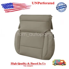 Driver Bottom Leather Seat Cover Tan For 15-19 GMC Sierra Silverado 1500 Z71 LTZ