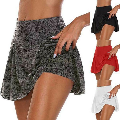 Sports Shorts Skirt Women Active Lined Lightweight Skorts Running Workout Tennis - Picture 4 of 15
