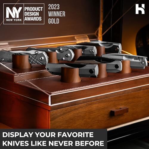 Holme & Hadfield Collection Pocket Knife Display Case for 2030 Knives