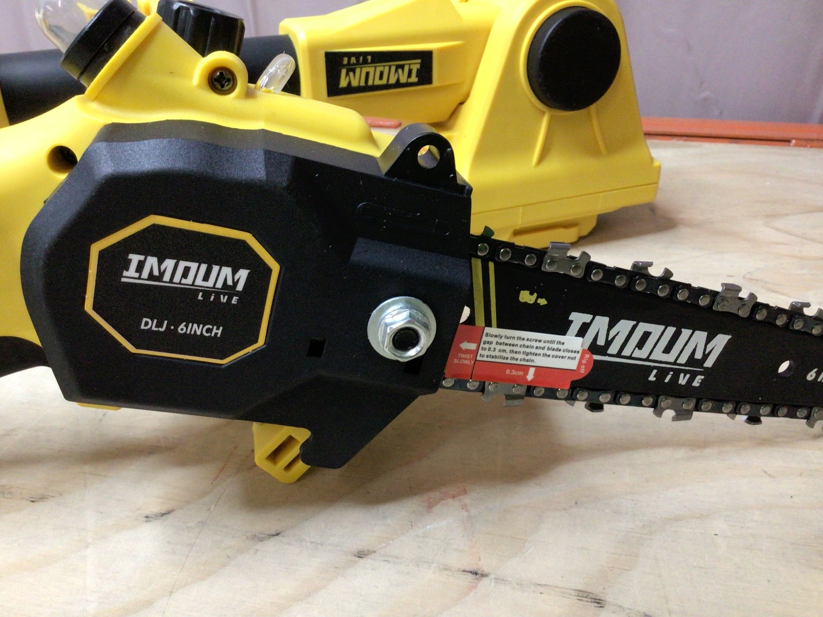 2IN1 Cordless Pole Saw & Mini Chainsaw 6" IMDUM Brushless Chainsaw 6.