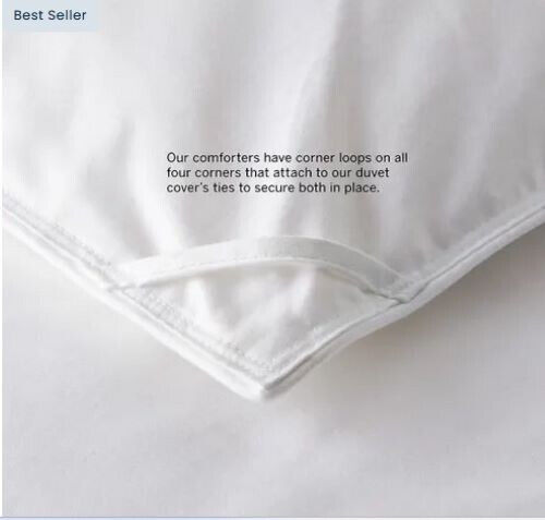 The Company Store Company Essentials Awning Stripe Classic Cotton Comforter-King - Picture 5 of 5