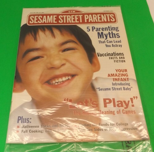 Sesame Street & Sesame Street Parents Magazine October 1994 - NEW! - Picture 2 of 2