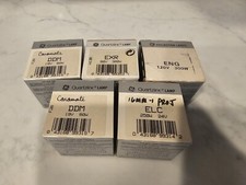 Lot of 5 GE Quartzline Projector Lamp ELC DDM EXR ENG 250W 80W 300W Old Stock