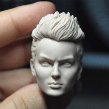 Unpainted 1/6 Captain Brie Larson Head Sculpt Fit 12'' Female Figure Tou