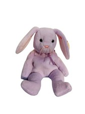 TY Beanie Baby Floppity Lavender Bunny 8" NWT Stuffed Animal Toy Pastel Plush