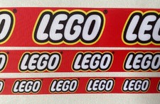 Lego Leggo blocks kids red yellow Grosgrain ribbon 5/8" 7/8" 1.5"  building