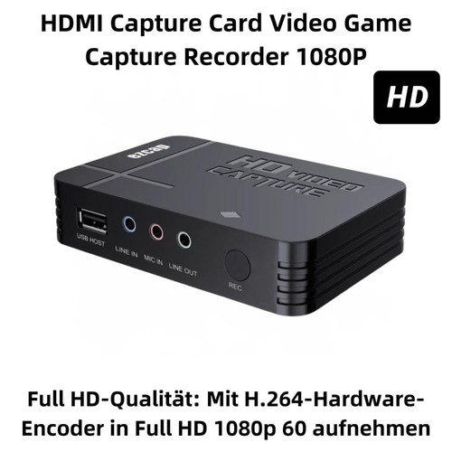 A32D Capture Recorder Video Game HD Videoaufnahme 1080P HDMI / AV Rekorder TV - 第 2/15 張圖片