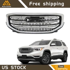 Front Grille Bumper Grill Fit For GMC Acadia SLE/SL 2017-2019 Assembly Chrome