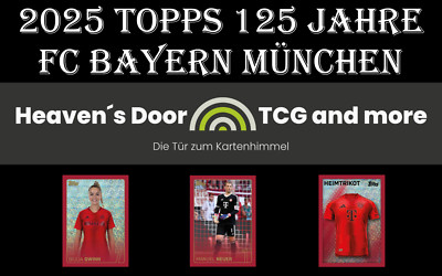 2025 Topps FC Bayern 125 Jahre Jubiläums Sticker, Nr. 1 - 250